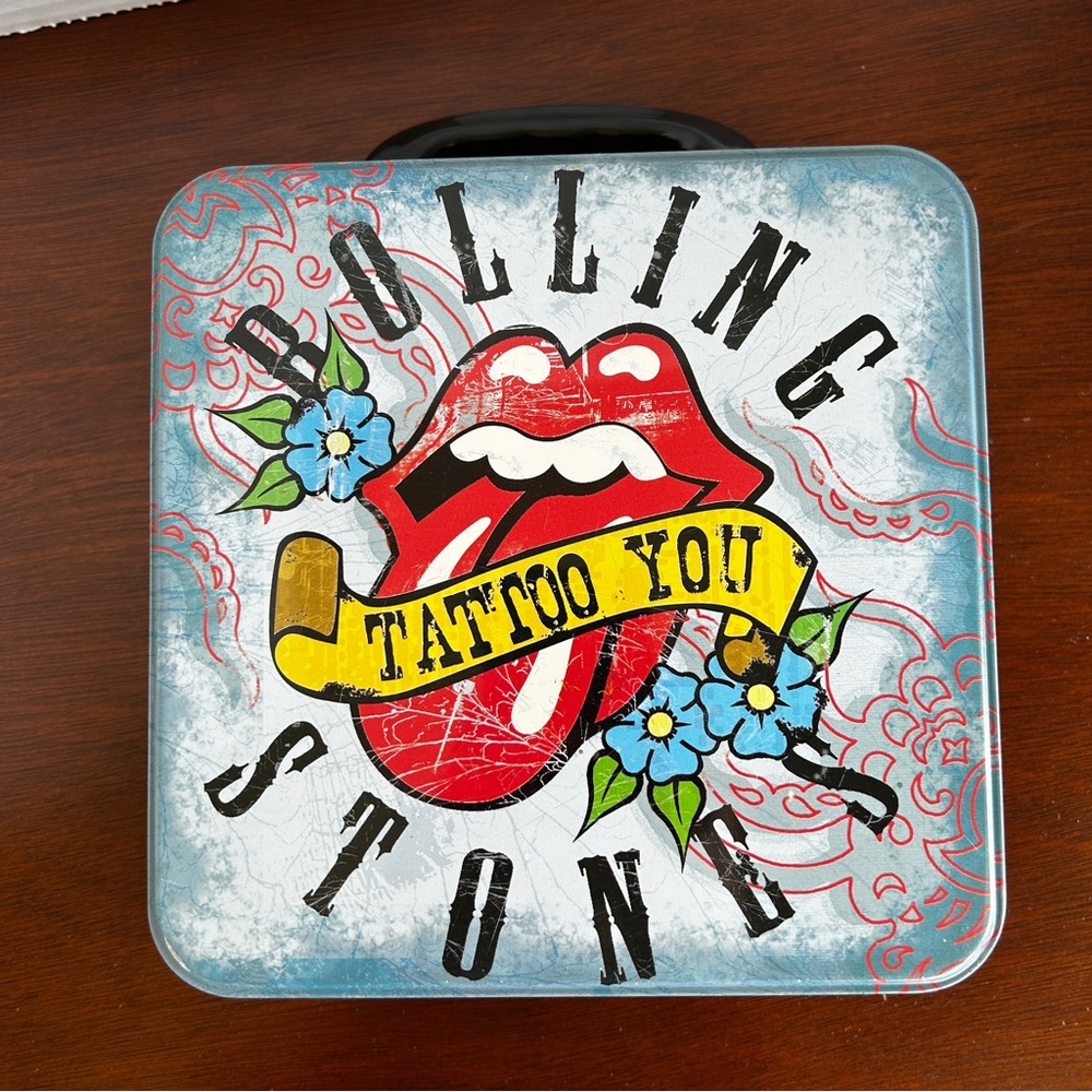 The Rolling Stones "Tattoo You" Square Tin Tote Collectible Tin